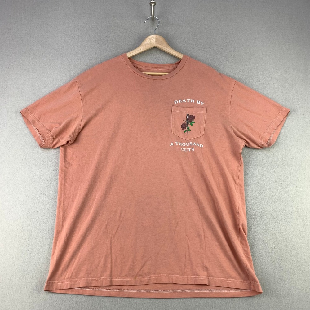 Taylor Swift Death By A Thousand Cuts Merch size XL Pink Lover Era Pocket Tee